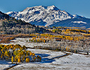 Fresh autumn snows San Juan Mountains, Colorado