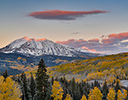 Keebler Pass Colorado autumn time with heavy frost