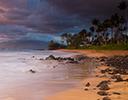 Evening light new Keawakapu Beach Maui, Hawaii