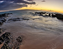 Sunset Hidden Beach Maui, Hawaii