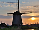 Old Wooden Windmill, North Holland