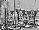 Old sailing villiage of Horne, Netherlands