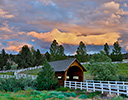 Sunset near Mitchell, Eastern Oregon