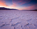 Salt Flats Sunset Death Valley N.P., California