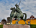 San Miguel de Allende, Mexico and statue of General Allende