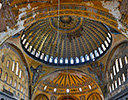 Interior of Haghia Sophia, Istanbul Turkey